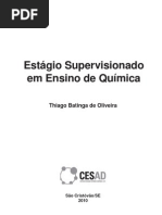 Estagio Supervisionado em Ensino de Quimica