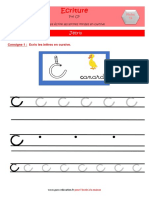 1a Maternelle Semaine 15 Graphisme Ecrire Les Lettres Rondes en Cursive Fiche Enfant A IMPR