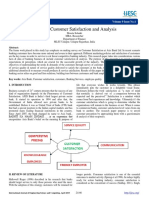 .Study On Customer Satisfaction and Analysis