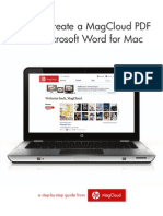 How To Create A MagCloud PDF With Microsoft Word For Mac