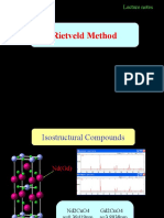 Rietveld Method: Lecture Notes