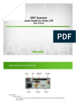 XCAL - DRT LTE Scanner Quick Guide