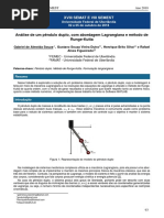 Análise de Um Pêndulo Duplo, Com Abordagem Lagrangiana e Método de Runge-Kutta