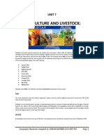 Agriculture and Livestock:: Unit 7