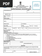 Application Format Training Programme