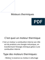 Moteurs Thermiques