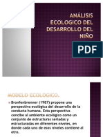 Análisis ECOLOGICO DEL DESARROLLO DEL NIñO