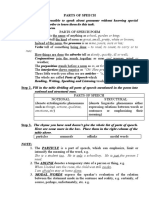 Parts of Speech