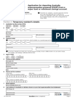 Application For Departing Australia Superannuation Payment (DASP) From A Super Fund or Retirement Savings Account