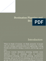 Destination Planning and Development