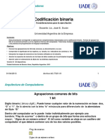 Codificación Binaria: Arquitectura de Computadores