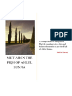 Mutah - in The Fiqh of Ahlul Sunna 1