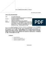 Carta de Propuesta Economica Del Ing Residente