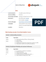 Data Analytics Syllabus