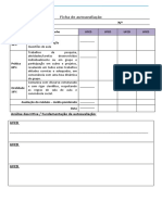 Ficha Auto-Avaliação Por Disciplina - TAE UFCD