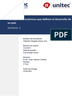 TAREA 1.1 - Indicadores Económicos Que Definen El Desarrollo de Un País