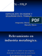 Relevamiento en Industria Metalúrgica