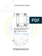 Ex No - 1 RECTANGULAR TRAY MAKING