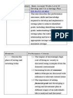 Develop Use Saving Plan