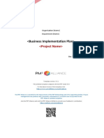 (10 I PM2-Template v3) Business - Implementation - Plan (ProjectName) (Dd-Mm-Yyyy) (VX X)