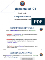 ICT Lecture 08 Computer Software