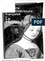 Histoire de La Litterature Francaise Le