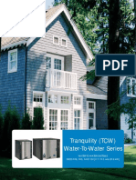 RP963 Climatemaster Residential Tranquility Water To Water TCW Series Geothermal Heating and Cooling Systems Product Catalog