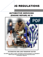 Auto Servicing (Engine Repair) NC II