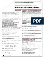 Equations Differentielles Cours Et Exercices Corriges 2