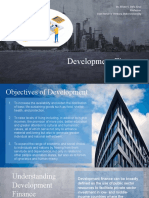 Development Finance: Dr. Eliseo S. Dela Cruz Professor Don Honorio Ventura State University