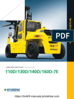 Hyundai Forklift 110-130-140-160D-7E Brochure