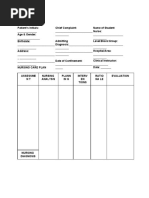 NURSING CARE PLAN Template