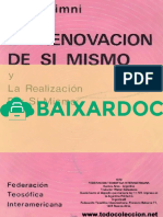 Renovacion de Si Mismo y Realizacion Por Si Mismo I K Taimni