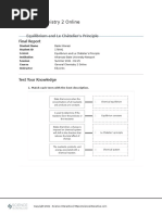 General Chemistry 2 Online: Equilibrium and Le Châtelier's Principle