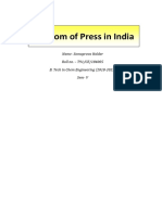 Freedom of Press in India 2