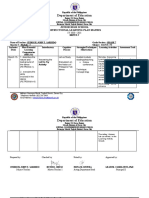 Department of Education: Junior High School Instructional Learning Plan Matrix