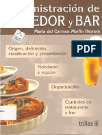 Administración de Comedor y Bar