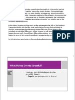 What Makes Events Stressful?: Events Are More Likely To Be Perceived As Stressful If They Are