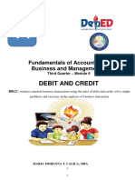 Debit and Credit: Fundamentals of Accountancy, Business and Management 1