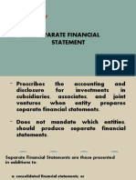 Separate Financial Statement