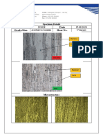 Lab. No. Date Grade/Size. Heat No.: 191028 05.08.2020 430 FMC/45.00MM VY06163