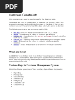 Database Constraints: What Are Keys?