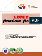 LDM Practicum Portfolio Dionson Jeric M.