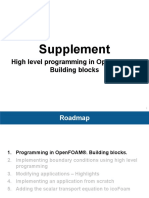 Supplement Programming Openfoam