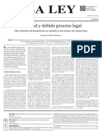 Oralidad y Debido Proceso (Diario LL 25-10-18)