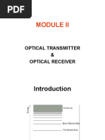 Optical Transmitter & Optical Receiver