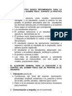 Modelo Didactico Basico para Examen Fisico