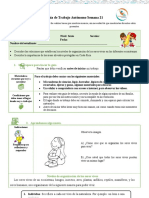 Adap GTA 6° Ciencias - Semana 21 - Niveles de Organización de Los Seres Vivos.