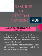 4 Statistics Measures of Central Tendencyandy