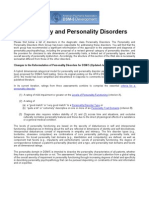 APA - (2011) DSM-5 Development. Personality and Personality Disorders